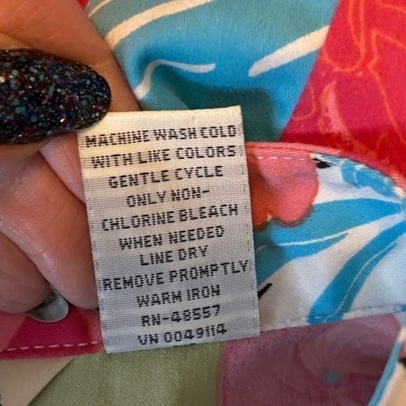 French Laundry Cardigan Top Floral Print Button Down Size Large - Picture 14 of 14